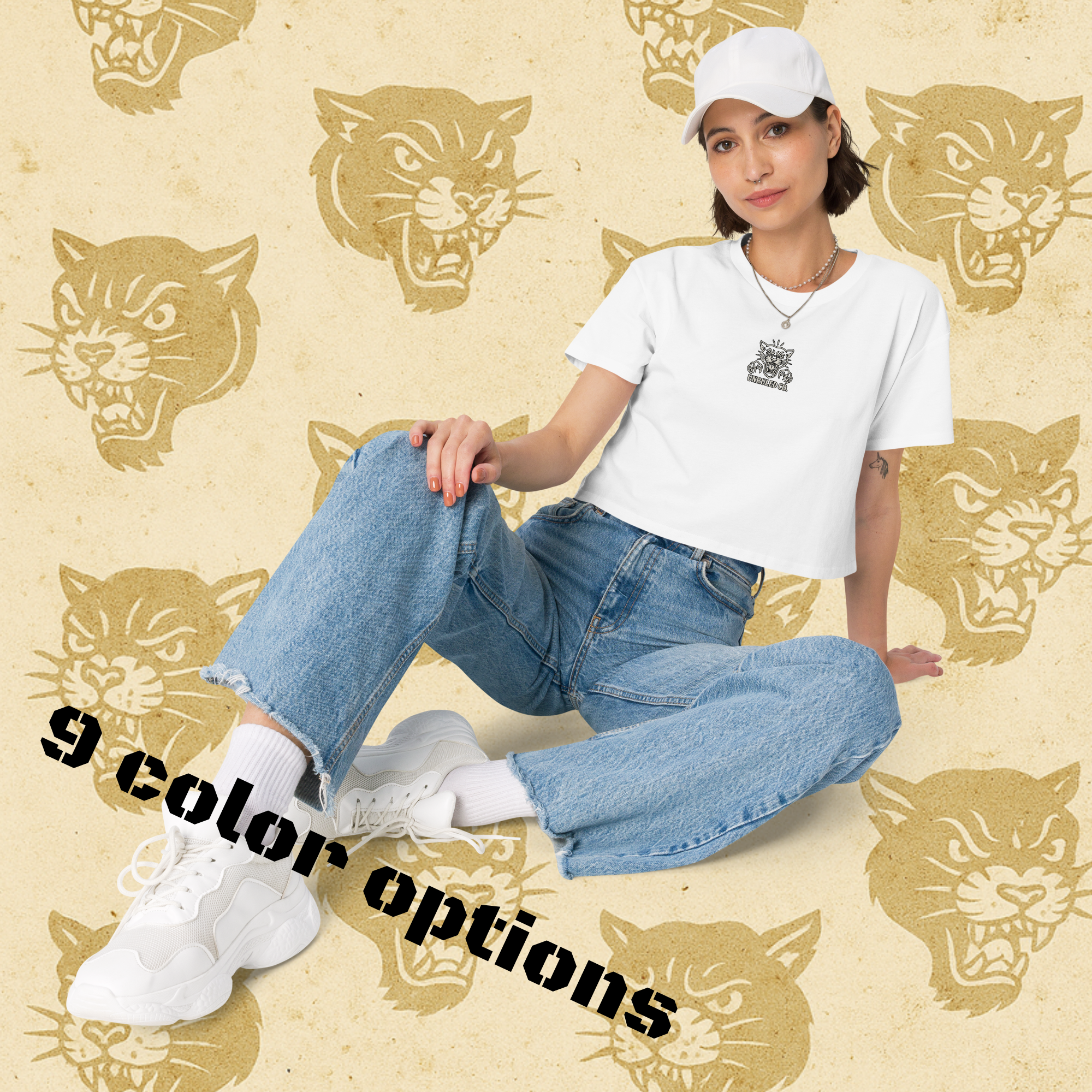 SPEAK LOUD WOMEN'S CROPPED TEE