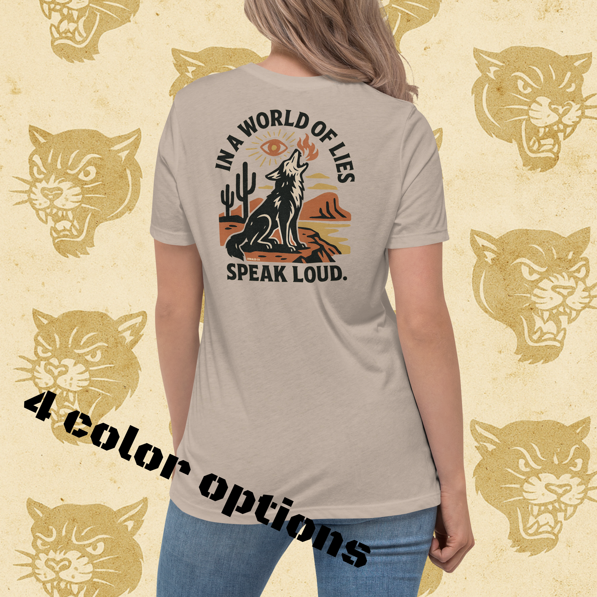 SPEAK LOUD WOMEN'S CROPPED TEEWomen's Relaxed T-Shirt